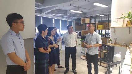 顺德区副区长于洋一行赴顺德创意产业园开展信息咨询服务专题调研